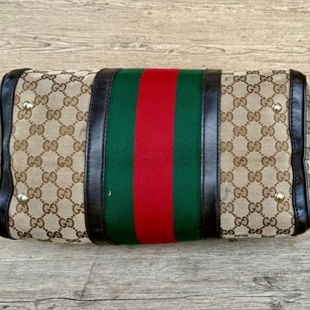 Gucci web Boston bag - Picture 8 of 11